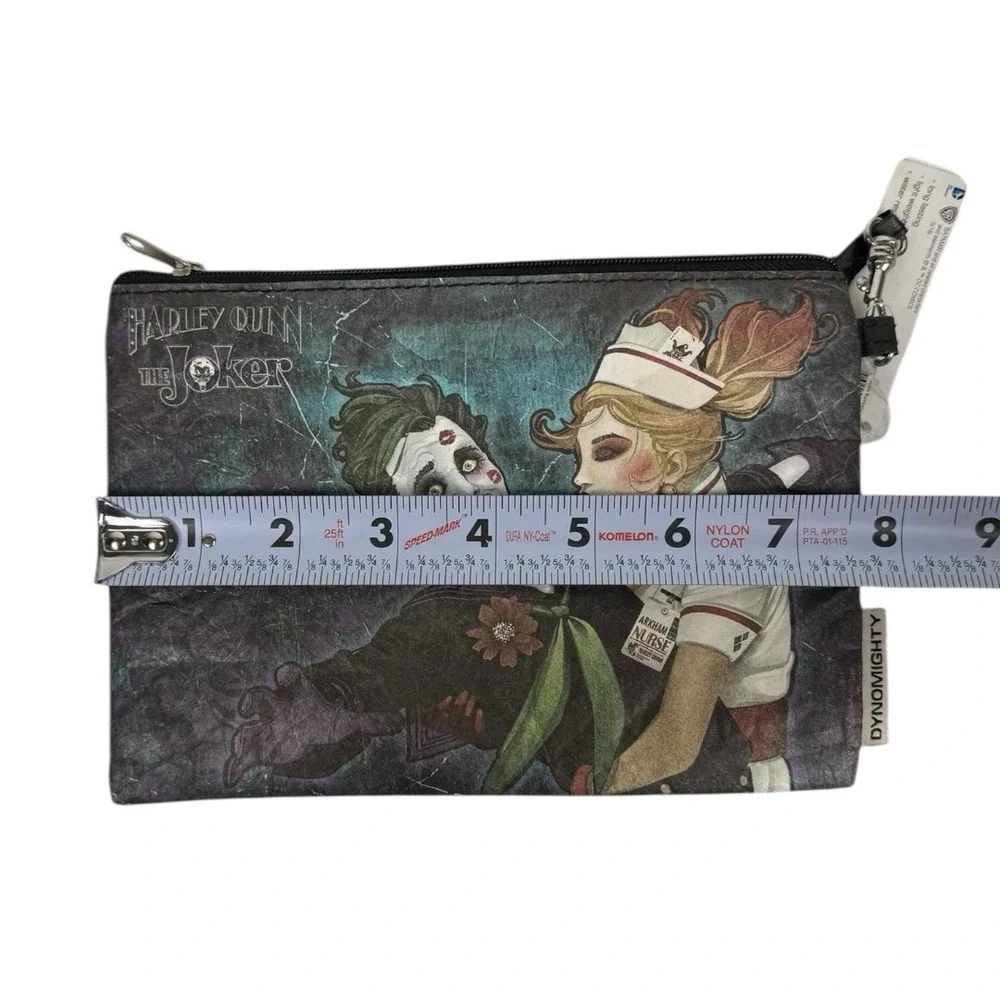 DC Comics The‎ Joker Harley Quinn Arkham Nurse Makeup Bag Cosmetic Purse B72Q